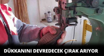 Ayakkabı Tamircisi İşini Devredecek Çırak Arıyor