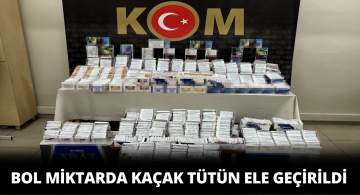 Sivas’taki Aramalarda Kaçak Tütün Ele Geçirildi!