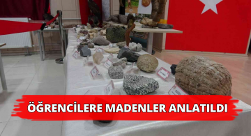 Öğrencilere MTA Tarafından Madenler Anlatıldı