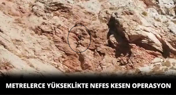 Kayalıklarda Nefes Kesen Kurtarma Operasyonu
