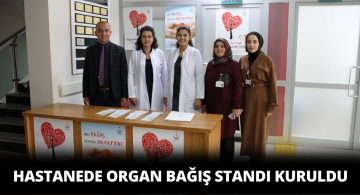 Gürün Devlet Hastanesinde Organ Bağışı Standı Kuruldu