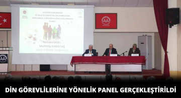 Din Görevlilerine Aile İçi Şiddet Paneli Düzenlendi