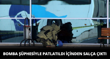 Bomba Diye Korkulan Paketten Salça Çıktı