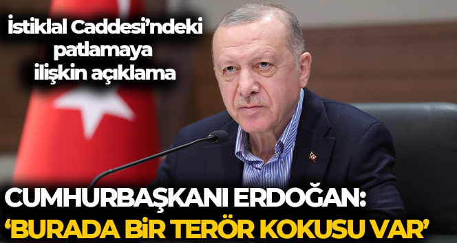 Cumhurbaşkanı Erdoğan: ‘İstiklal Caddesi’nde patlama) 6 can kaybı 81 yaralı var’