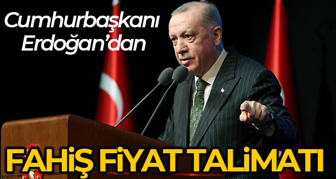 Cumhurbaşkanı Erdoğan’dan enflasyon, fahiş fiyatla mücadele, esnaf ve çiftçi için talimat