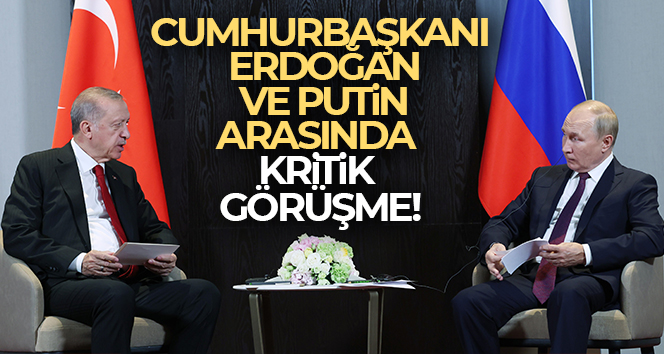 Cumhurbaşkanı Recep Tayyip Erdoğan, Putin ile görüştü