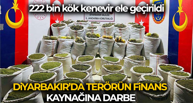 Diyarbakır’da terörün finans kaynağına darbe