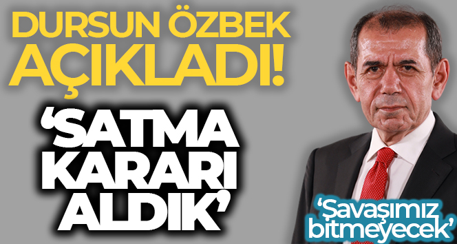 Dursun Özbek: ’11 Haziran’dan bugüne kadar 850 milyon TL ödeme yaptık’