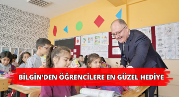 Bilgin’de Öğrencilere Hediye Sürprizi