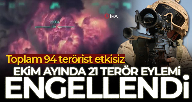 İçişleri Bakan Yardımcısı Çataklı: ‘Ekim ayında toplam 21 terör eylemi engellenmiştir’
