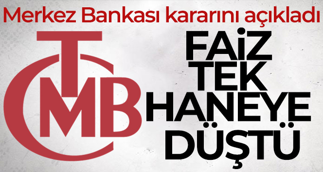 Merkez Bankası faiz kararını açıkladı!