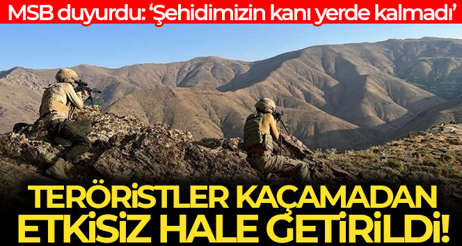 MSB: ‘6 terörist etkisiz hale getirildi’