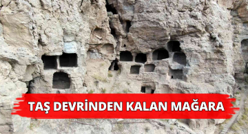 Taş Devrinden Kalan Mağara Samanlık Yapıldı