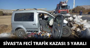 Gürün’de Kaza Uzman Çavuş Vefat Etti 5 Yaralı