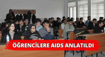 Üniversite Öğrencilerine AIDS Anlatıldı