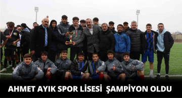 Ahmet Ayık Spor Lisesi Sivas Şampiyonu Oldu