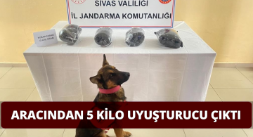 Durdurulan Araçtan 5 Kilo Uyuşturucu Çıktı