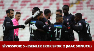 Sivasspor 5 Gol Atarak Bir Üs Tura Yükseldi!