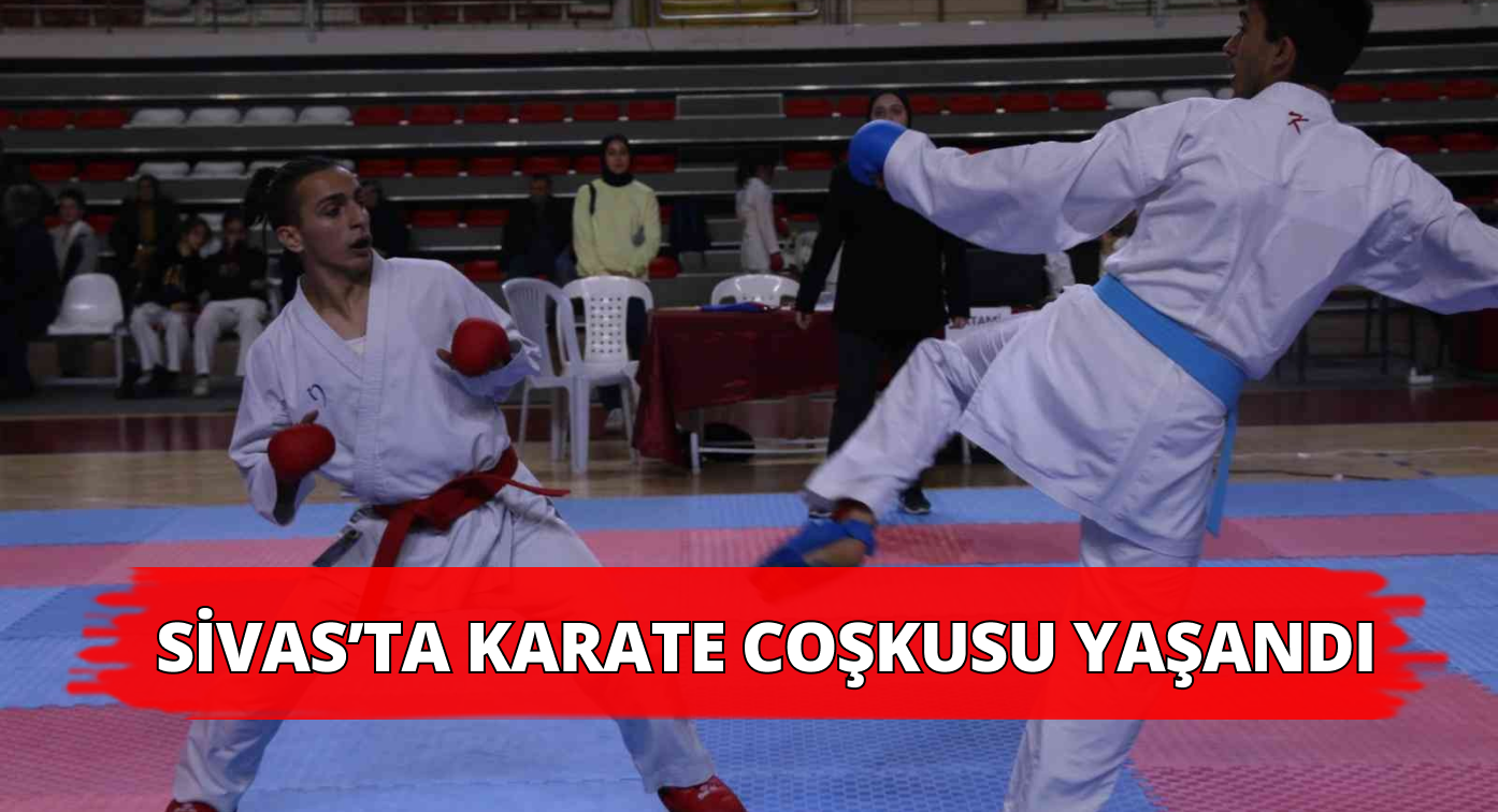 Sivas’ta Yapılan Karate Şampiyonası Sona Erdi