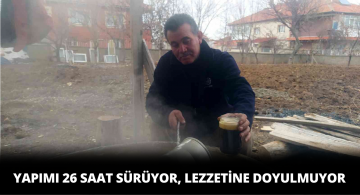 Bu Pekmez Tam 26 Saatte Pişiyor