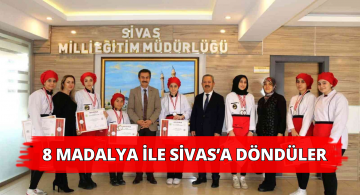 Dünya Aşçılık Şampiyonasından Sivas’a 8 Madalya