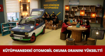 Geri Dönüşüm Kütüphanesine Gelen Otomobil Okuma Oranını Arttırdı