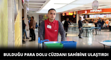 AVM Çalışanı Bulduğu Cüzdanı Sahibine Verdi