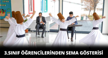 İlköğretim Öğrencilerinden Sema Gösterisi