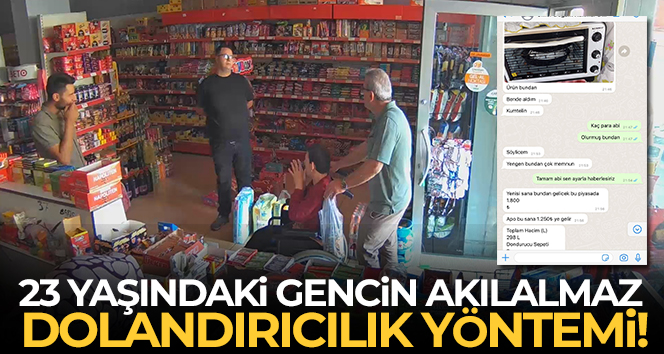 Akılalmaz dolandırıcılık hikayesi, o anlar kamerada