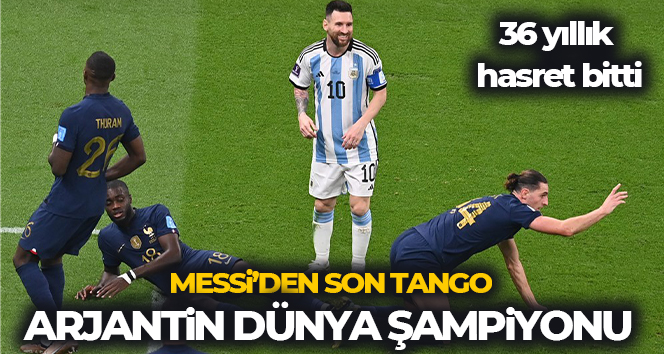 Arjantin dünya şampiyonu