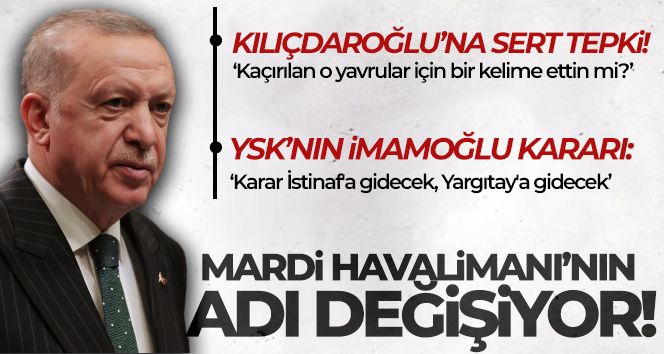 Cumhurbaşkanı Erdoğan: ‘Mardin Havalimanı’nın adını Mardin Aziz Sancar Havalimanı olarak değiştiriyoruz’