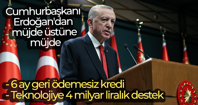 Cumhurbaşkanı Erdoğan’dan müjde üstüne müjde! Teknoloji destek paketi açıklandı