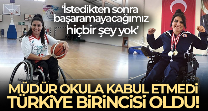 Dramdan doğan başarı engelli sporcu Elif Çelik: ‘Müdür okula kabul etmemişti, şimdi Türkiye birinciliğim var’