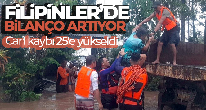 Filipinler’deki sel felaketinde can kaybı 32’ye yükseldi
