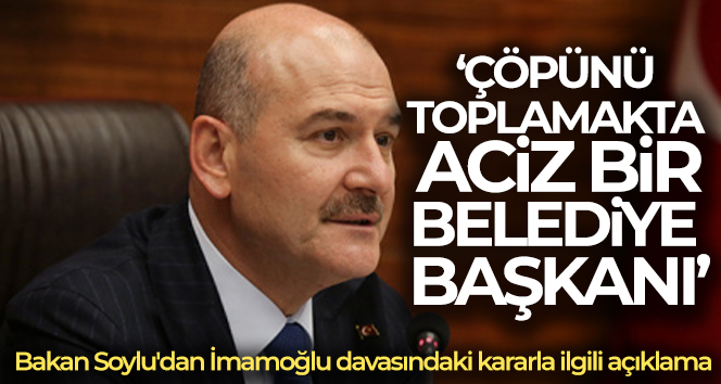 İçişleri Bakanı Soylu: ‘Tayyip Erdoğan’ı kıyas etmek, ağza bile almak çok büyük bir hadsizlik’
