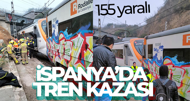 İspanya’da tren kazası: 155 yaralı