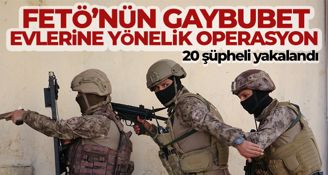 İstanbul’da FETÖ’nün gaybubet evlerine yönelik operasyon: 20 şüpheli yakalandı
