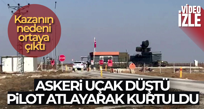 Konya’da Türk Yıldızları’na ait uçak düştü, pilot atlayarak kurtuldu