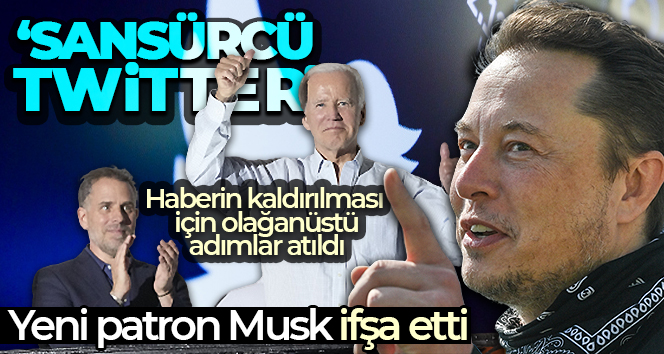 Musk, eski Twitter yönetiminin Biden’ın oğlu hakkındaki haberlerin nasıl sansürlediğini ifşa etti