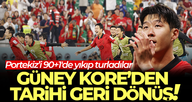 Portekiz ve Güney Kore Dünya Kupası’nda son 16’da
