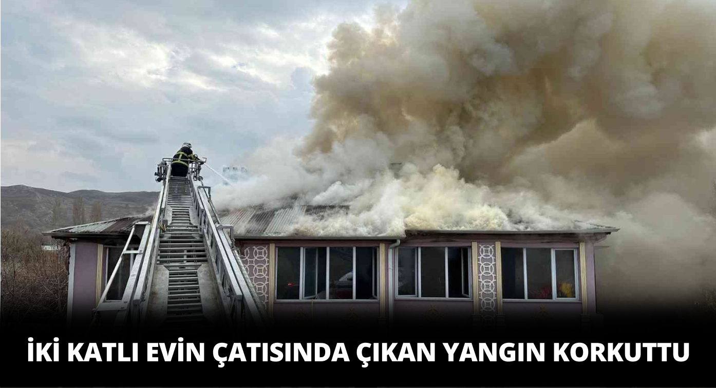 Çatıda Çıkan Yangın Korkuttu
