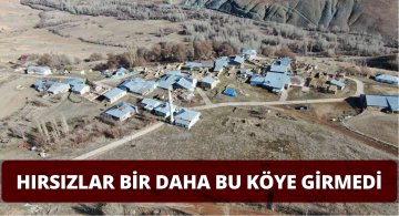 Dikkat Bu Köy Kamera İle Korunuyor