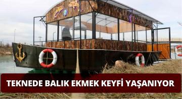 Denizsiz Sivas’ta Teknede Balık Ekmek Keyfi