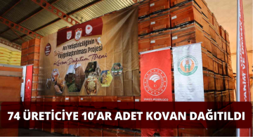 74 Bal Üreticisine 10’ar Adet Kovan Dağıtıldı