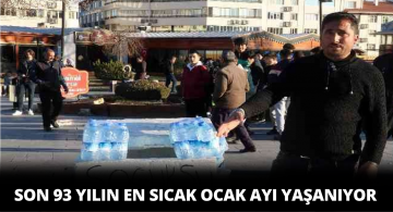 Sivas’ta Son 93 Yılın En Sıcak Ocak Ayı Yaşanıyor