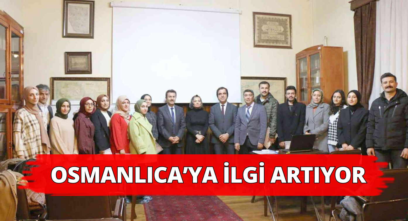 Osmanlıca Kursuna Katılım Yoğun Oldu