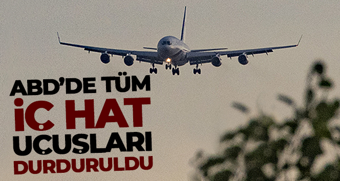 ABD’de tüm iç hat uçuşları durduruldu