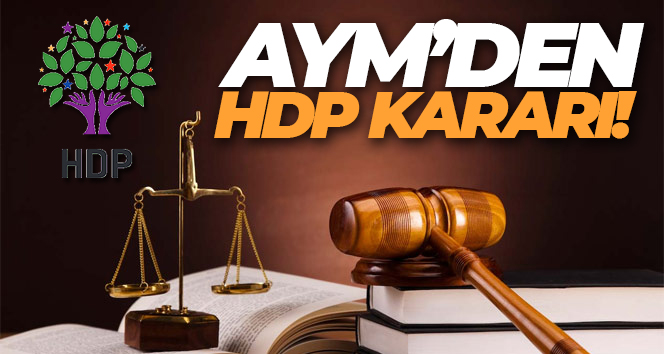 AYM’den HDP kararı!