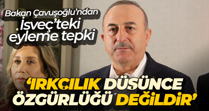 Bakan Çavuşoğlu: ‘Aşağılık, ırkçı, nefret suçu içeren bir eylem olur’