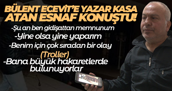 Bülent Ecevit’e yazar kasa atan esnaf: ‘Yine olsa yine yaparım’